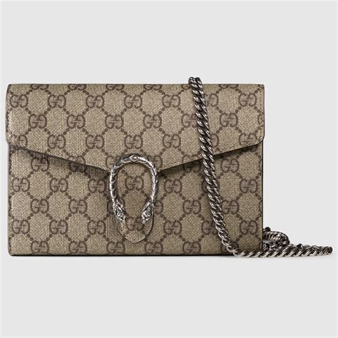 gucci dionysus chain wallet bag|gucci wallet on chain sale.